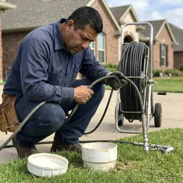 DFV Plumbing technician providing drain jetting in Kalispell, MT
