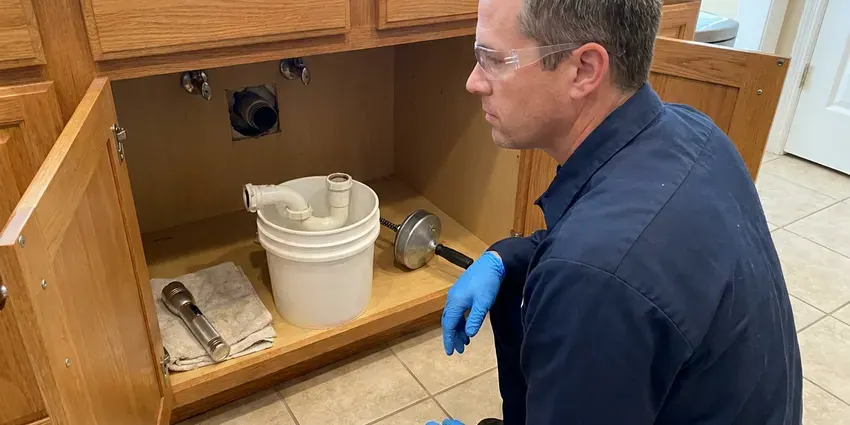 DFV Plumbing technician providing tankless water heater repair in Billings