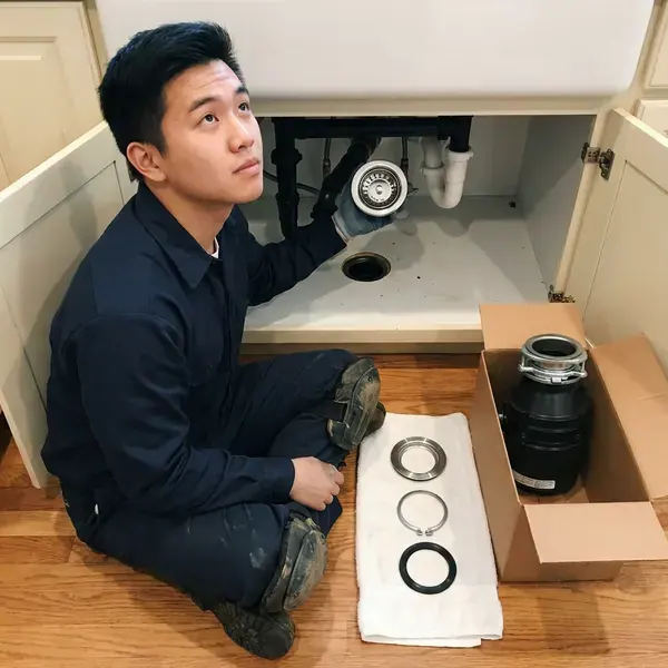 Local insinkerator installation by DFV Plumbing, Billings, MT