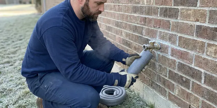 DFV Plumbing technician providing plumbing maintenance in Evergreen