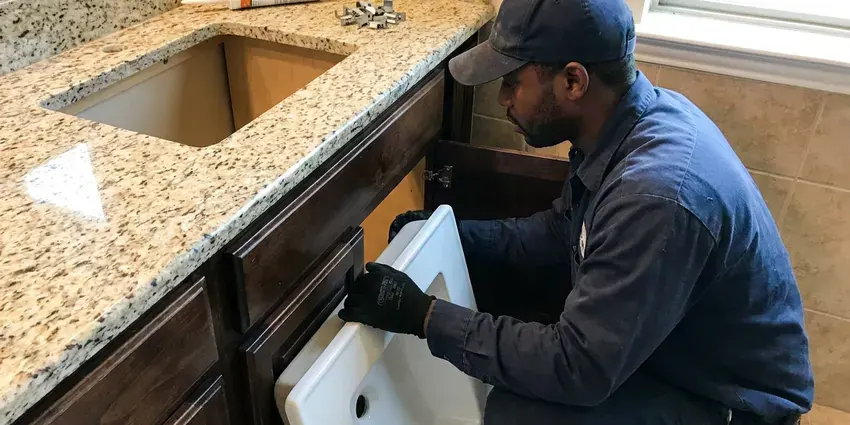 DFV Plumbing technician providing shower replacement in Billings