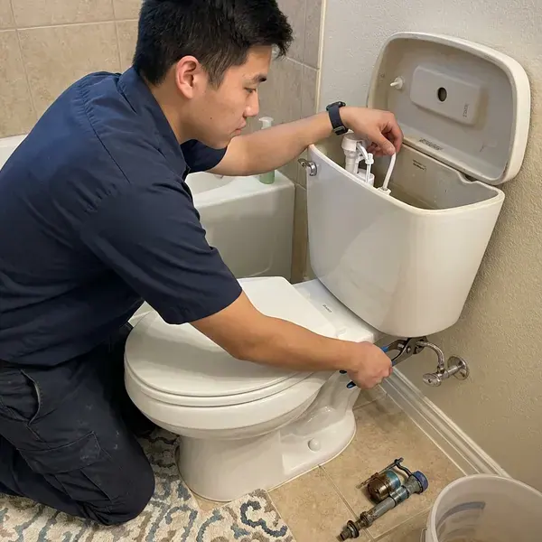 Local toilet repair by DFV Plumbing, Billings, MT